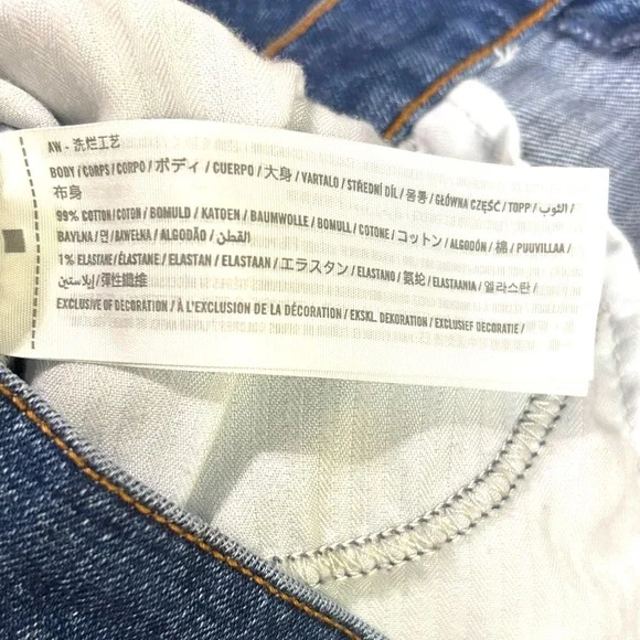 Abercrombie & Fitch Women's High Rise Jeans - Dark Blue - Picture 15 of 16